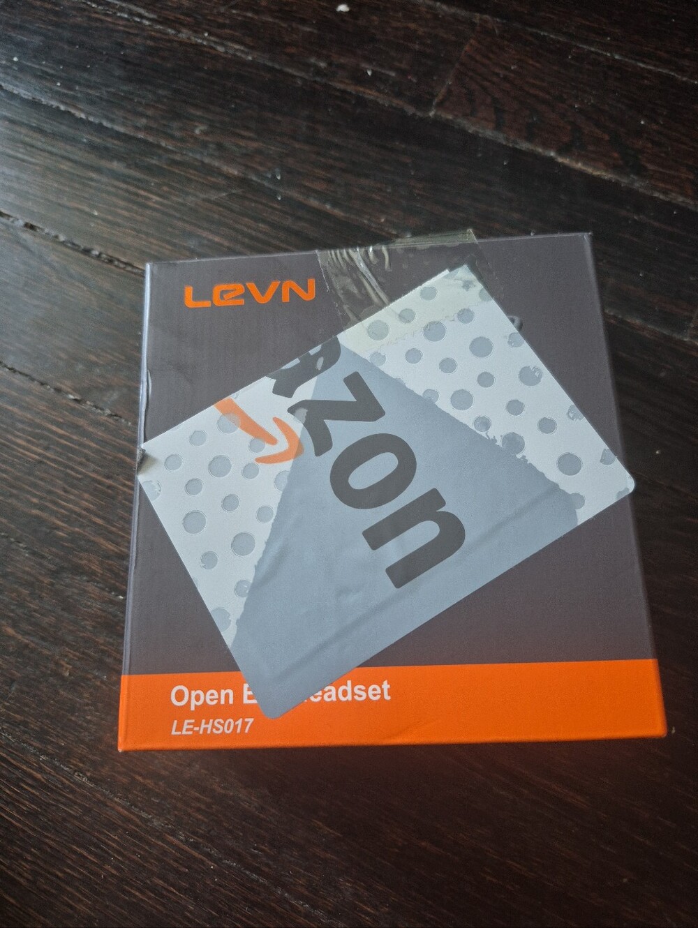 LEVN Open Ear Headphones with Mic, Bluetooth Headset Microphone, AI Noise Cancel